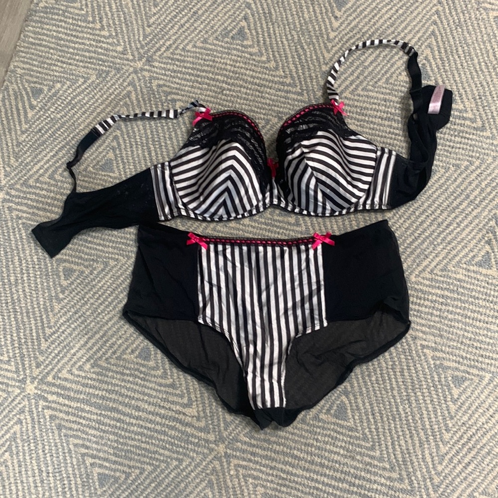 Preworn bra and panty set from Cacique